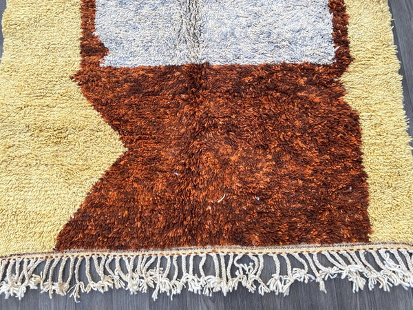 Gorgeous Soft Azilal, 5x8, Moroccan Vintage Rug Azilal Moroccan Rug Tapis Teppich Berber Mid Century rug, Beni ourain rugs, Rug,