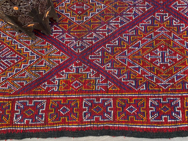 Moroccan Rug 6x12ft ,Gorgeous vintage rug ,berber moroccan carpet rug , Handmade Old Moroccan Rug, Stunning Boujad Rug , Berber carpet