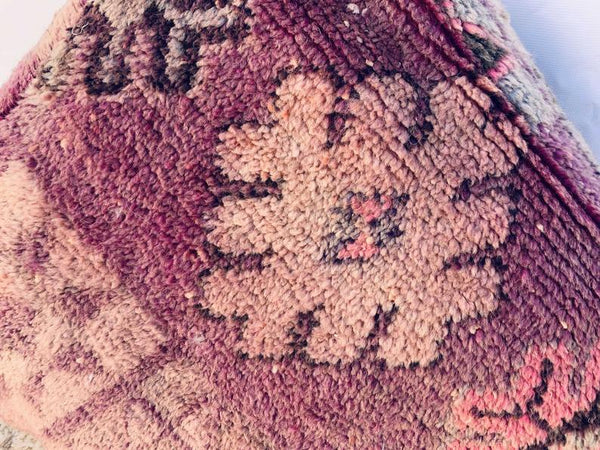 Moroccan Floor Pillow-boujad floor pillow -Moroccan Berber Floor Pillow -Handmade floor cushion square- floor pillow cover -Floor Pillow