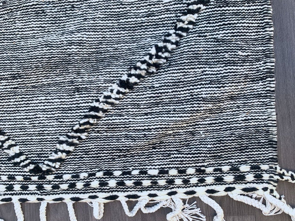 Moroccan Rug 6x9 -Gorgeous Klim carpet - Authentic berber Moroccan rug-Large Authentic Flat Moroccan rug -Kilim wool rug
