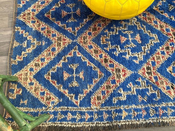 Vintage Moroccan rug Haut quality, Authentic Moroccan rug, Berber carpet, Genuine Wool rug, Handmade rug, Beni ourain style, Area rug, Tapis