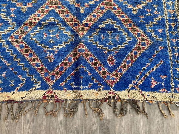 Vintage Moroccan rug Haut quality, Authentic Moroccan rug, Berber carpet, Genuine Wool rug, Handmade rug, Beni ourain style, Area rug, Tapis