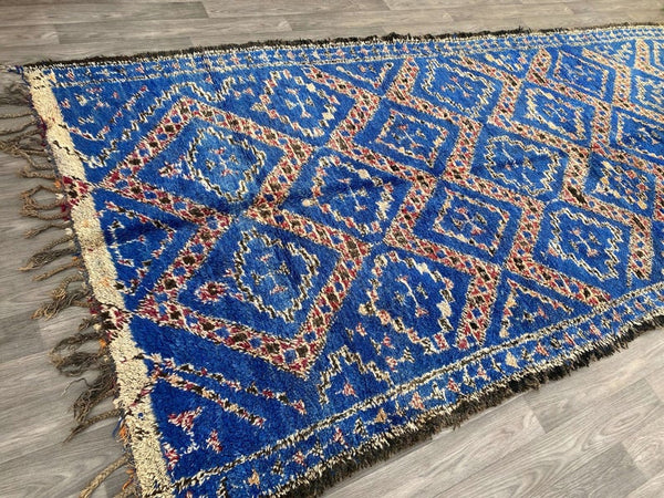 Vintage Moroccan rug Haut quality, Authentic Moroccan rug, Berber carpet, Genuine Wool rug, Handmade rug, Beni ourain style, Area rug, Tapis