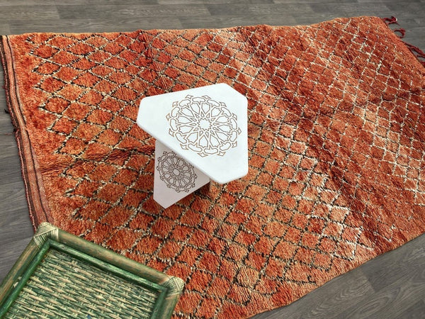 Luxury berber rug from morocco 6x10 ft , Moroccan Boujadl rug, tapis berbere , Moroccan Berber carpet,berber teppich , handmade rug
