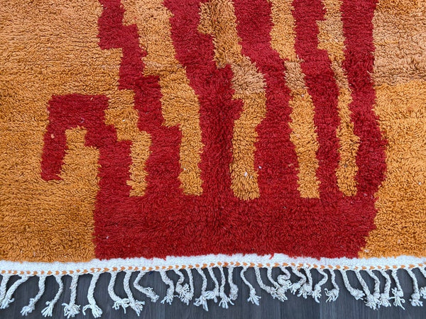 6x10 ft Beni ouraine Fabulous Moroccan rug - Boujad Berber handmade unique wool carpet - Moroccan Rug - Azilal rug - Vintage rug