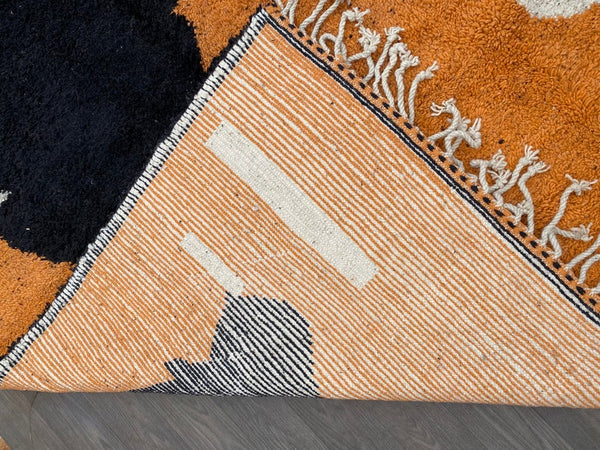 Moroccan Vintage Rug 9x12 ft Azilal Moroccan Rug Tapis Teppich Berber Mid Century rug, Beni ourain rugs, Rug,Elegant Soft Azilal